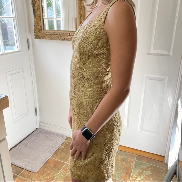 Lilly Pulitzer Gold Lace Dress - Picture 8 of 11